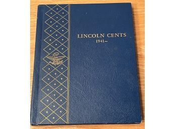 Lincoln Cents 1941 - Coin Collection Book