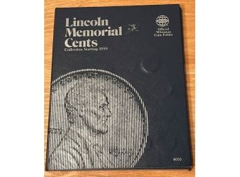 Lincoln Memorial Cents Collection Book Starting In 1959