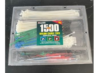 1500 Piece Nylon Cable Ties (Industrial Grade)
