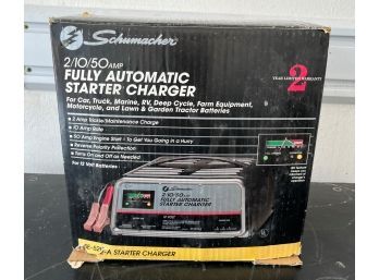 Schumacher 2/10/50 AMP Fully Automatic Starter Charger