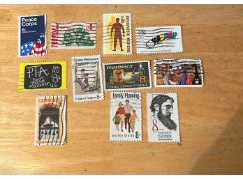 11 Misc Stamps From Year 1972