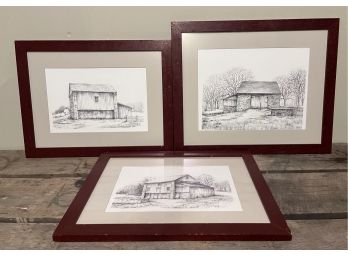3 Framed Julia Longacre Prints