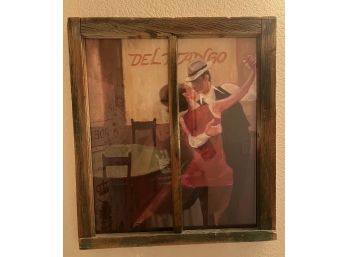 2 Artistically Upcycled Vintage Window Frames