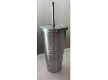 Stainless Steel With Lid And Straw Starbucks Cup