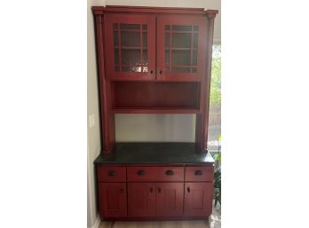 Crystal Cabinet Works - Statement Hutch With Granite Top
