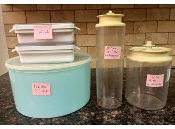 5 Lidded Food Storage Containers