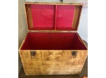 Canvas Covered Custom Built Wooden Case