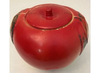 Vintage Hull Pottery Blushing Apple Cookie Jar