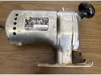 Vintage Black & Decker Jig Saw In Custom Ammo Box Case