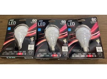 Lot Of 3 New LED Bulbs