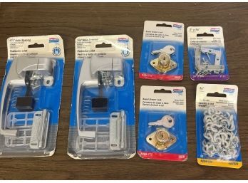 Lot Of 6 New In Packaging Hardware