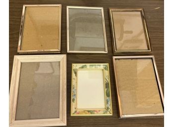 Lot Of 6 Small Picture Frames