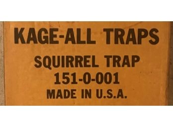 Kage-All Traps - SQUIRELL TRAP - Model #151-0-001