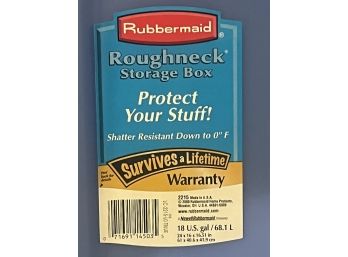 Rubbermaid Roughneck Storage Box - 18 Gallon