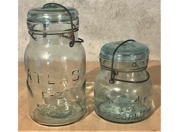 Vintage Atlas Ez - Seal Glass Jars