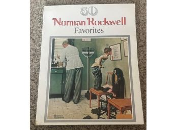 Large Norman Rockwell Book -50 Favorites - 1977