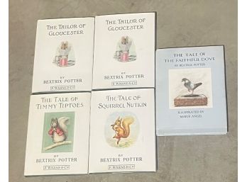 5 Vintage Children's Books By Beatrix Potter