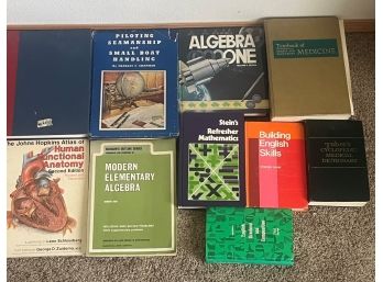 Lot Of 10 Educational Textbooks From The 1970s