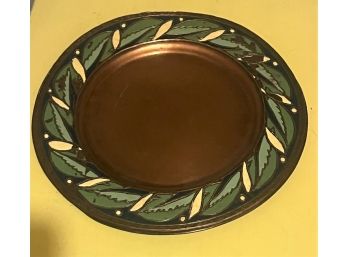 Hand-painted Copper Plate