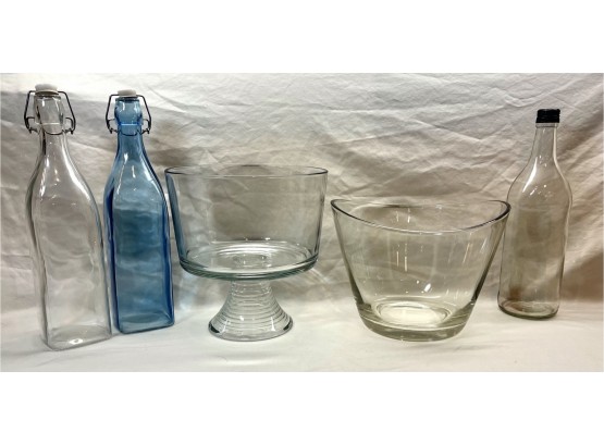 Glass Bottles & Bowls