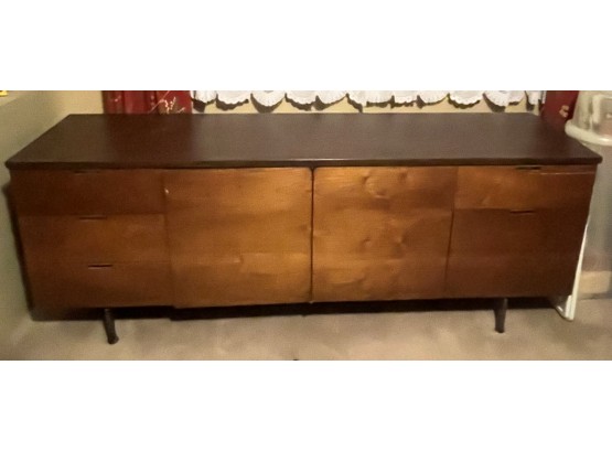 Long Wooden Cabinet With 5 Drawers
