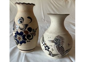 2 Sandstone Vases