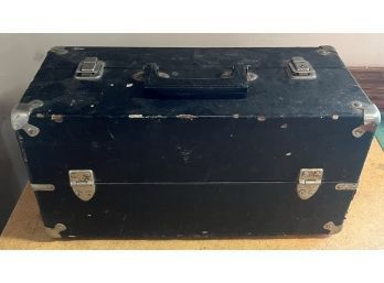 Vintage Tool Box With Electrical Contents