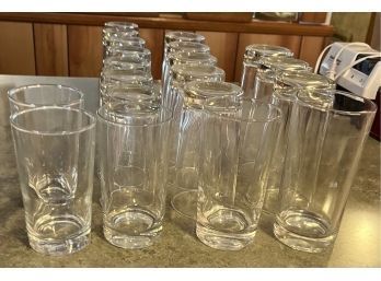 20 Clear Drinking Glasses