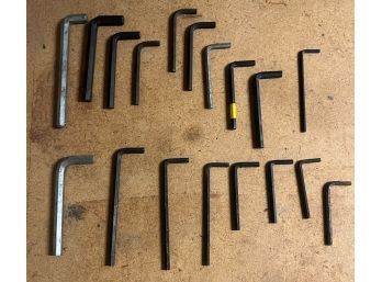 Lot Of 18 Allen Wrenches