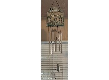 'Welcome' Metal Wind Chime
