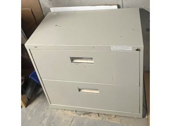 Large 2 Drawer Metal File Cabinet