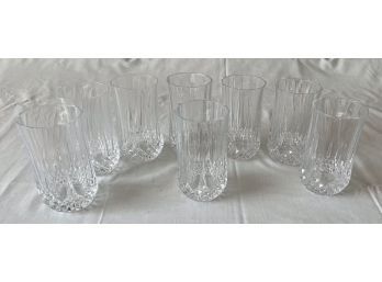 Set Of 8 Cristal D'Arques Drinking Glasses