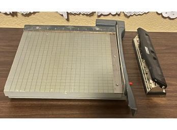 Paper Cutter & Three Hole Punch