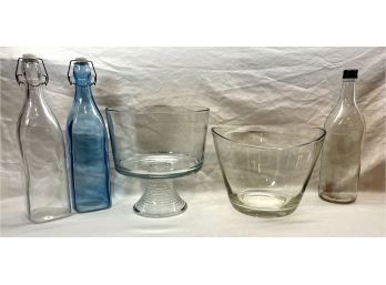 Glass Bottles & Bowls