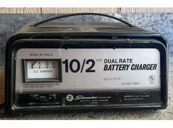 Schumacher 10/2 Amp 12 Volt Dual Battery Charger