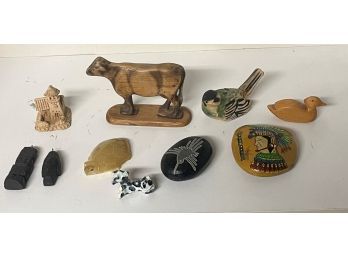 Lot Of 10 Little Figurines / Trinkets