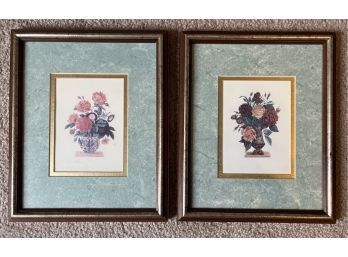 2 Floral Prints In Matching Frames