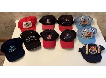 Lot Of 10 Baseball Caps