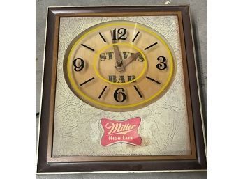 Vintage Miller High Life Clock