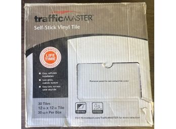 TrafficMaster Self Stick Vinyl Tiles - New In Box