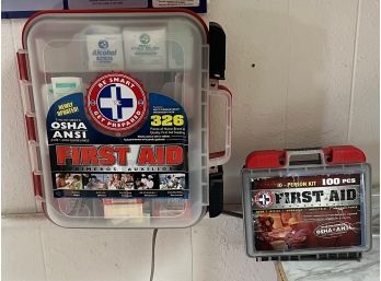 Wall Mounted First Aid Kit Plus Bonus Travel First Aid Kit