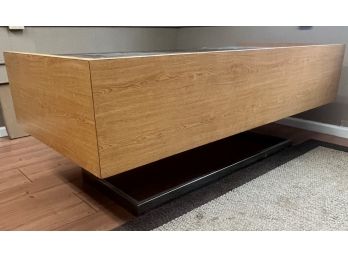 Large Work Desk - Leather Top - 4 Drawer With Writing Slide