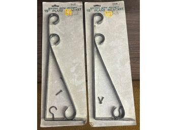 Lot Of 2 - 15' Plant Brackets - New In Packaging