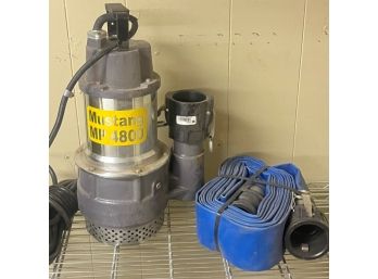 Mustang MP 4800 2 Submersible Pump With High Volume Hose