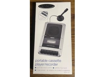 JENSEN Portable Cassette Player/Recorder - New In Box