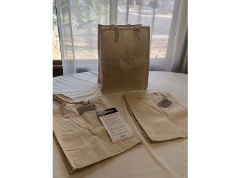 NIB Re-Usable Canvas Shopping Bags