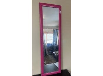 Standing Mirror With Wooden Frame