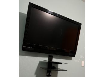 42' Television With Wall Mount And Shelves