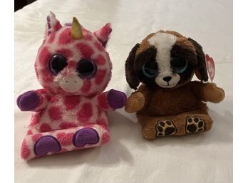 2 Small Stuffed Animals