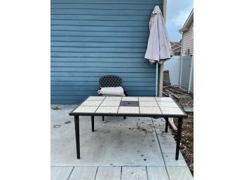 Outdoor Table And Chairs With Umbrella